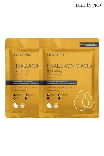 BeautyPro BeautyPro Hyaluronic Acid Mask Bundle - Exclusive (worth £10) (P84048) | £10