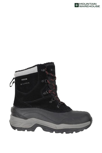 Mountain Warehouse Black Snowdon Extreme Mens Snow Boots (P84049) | £88
