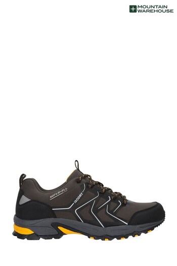 Mountain Warehouse Green Shadow Mens Waterproof Softshell Walking and Hiking Shoes (P84064) | £64