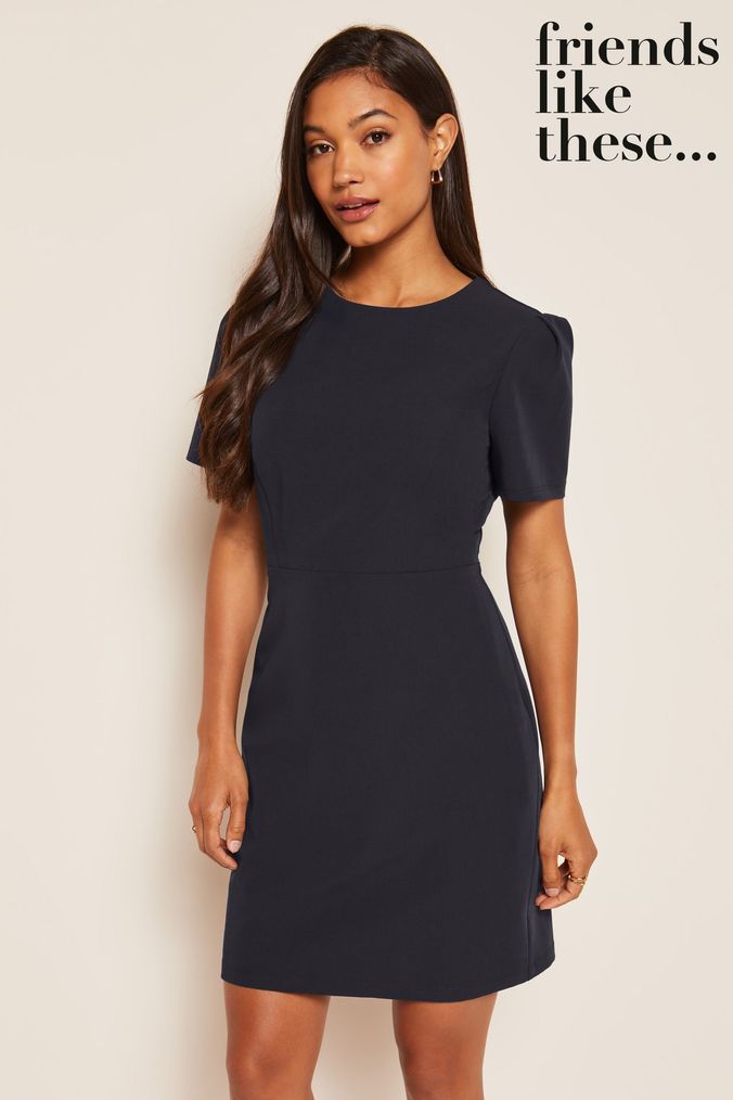 Buy Women s Blue Workwear Plain Dresses Online VbjdevelopmentsShops