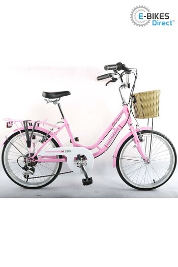 E-Bikes Direct Pink Dallingridge Harriet Junior Girls Traditional Heritage Bicycle (P84812) | £249