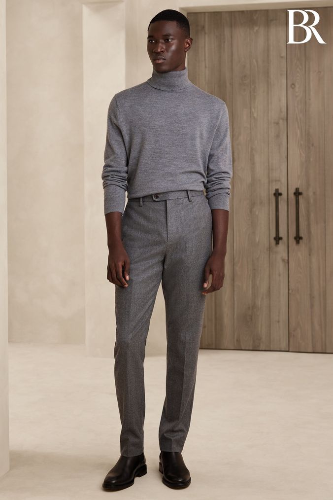 Men's turtle neck jumper outlet