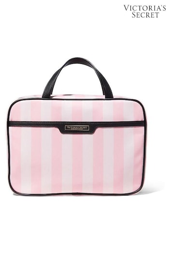 Victoria's Secret Pink Iconic Stripe Jetsetter Hanging Cosmetic Case (P85107) | £35