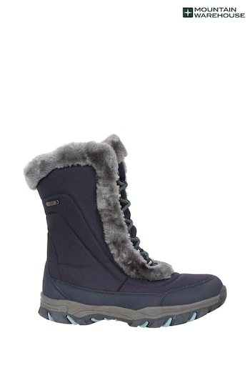 Mountain Warehouse Blue Ohio Womens Snow Boots (P85634) | £59