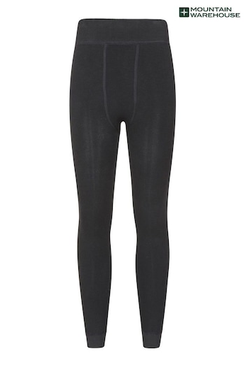 Mountain Warehouse Black Womens Fleece Lined Thermal Leggings (P85677) | £20