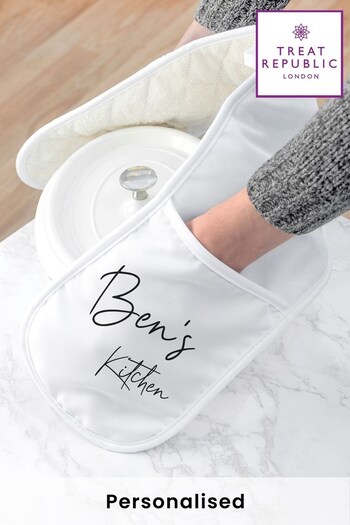 Personalised Double Oven Glove by Treat Republic (P85680) | £24