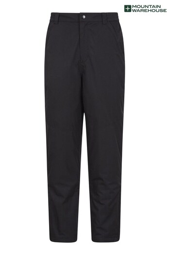 Mountain Warehouse Black Mens Winter Trek II Long Length Trousers (P85871) | £48