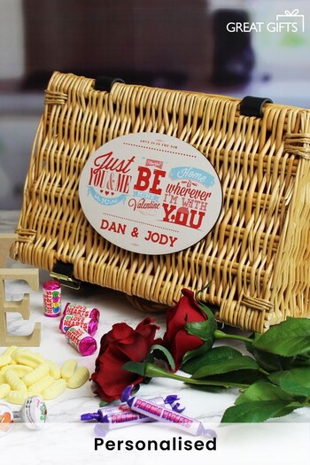 Personalised Be My Valentine Sweet Hamper by Great Gifts (P86076) | £45