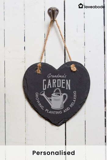 Personalised Water your Garden Slate Sign by Loveabode (P86610) | £17
