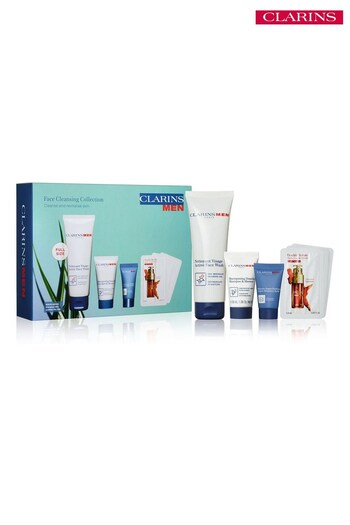 Clarins Clarins Face Cleansing Collection (worth £33.72) - Men (P86655) | £25