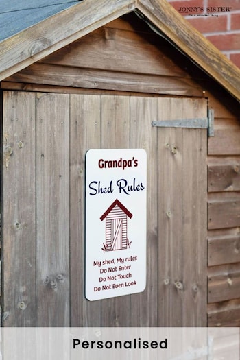 Personalised Shed Sign by Jonny's Sister (P86750) | £25