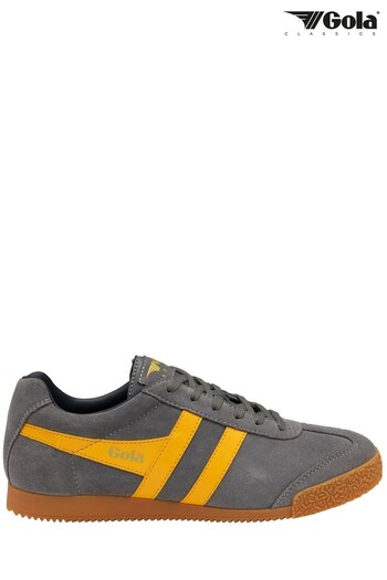 Gola Grey Men's Harrier Suede Lace-Up Trainers (P86933) | £85