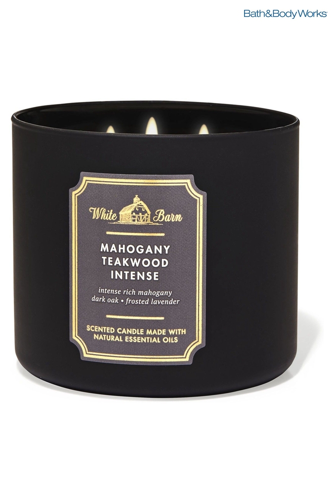 New Season: adidas Mahogany Teakwood Intense 3 Wick Candle 14.5 oz / 411 g (P87506) | £29.50