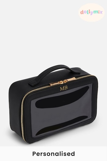 Personalised Clear Travel Case by Dollymix (P87893) | £28