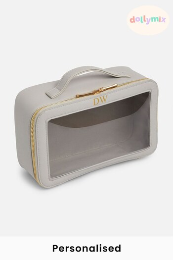 Personalised Clear Travel Case by Dollymix (P88023) | £28
