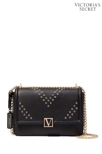 Victoria's Secret Black Grommet Medium Shoulder Bag (P88075) | £65
