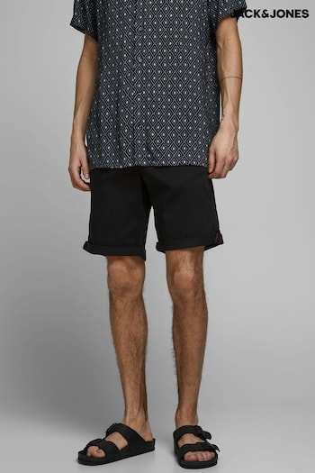 Jack & Jones black Loose Fit Chino Shorts (P88200) | £28