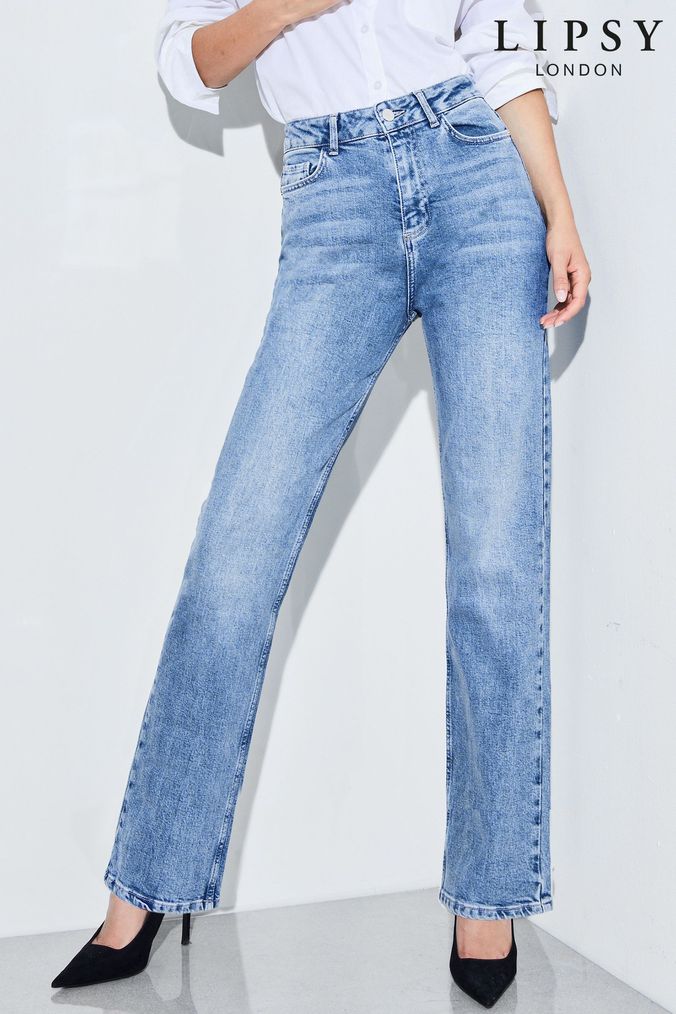 Buy Women s Straight Petite Jeans Online Next UK
