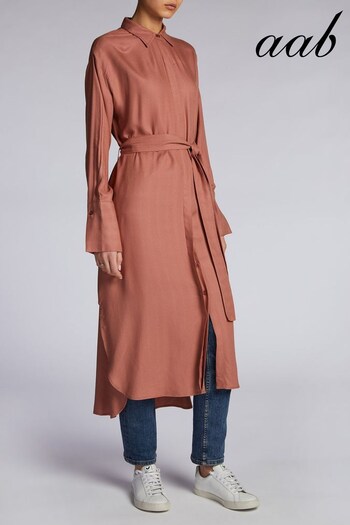 Aab Pink Loose Fit Shirt Dress (P88590) | £62