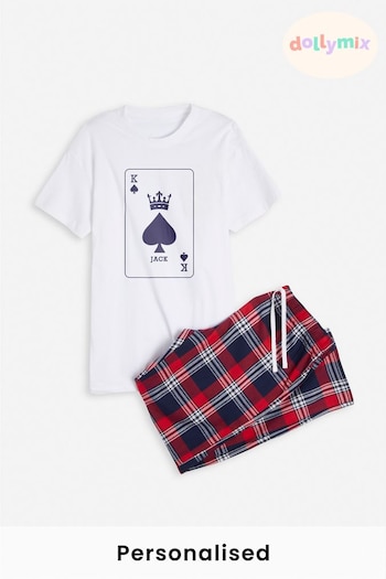 Personalised Mens King Pyjamas by Dollymix (P88660) | £30