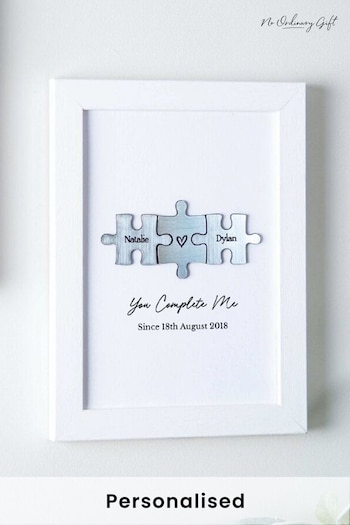 Personalised You Complete Me Couples Puzzle Print by No Ordinary Gift (P89535) | £26