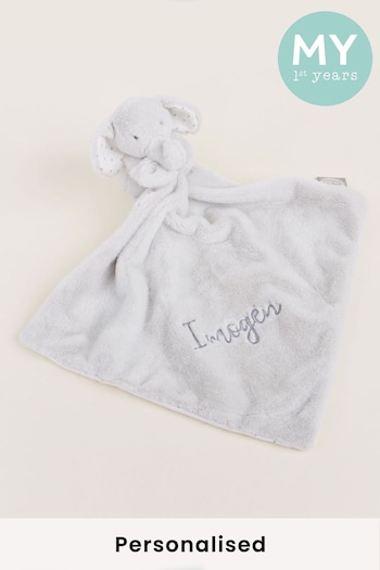 Personalised Light Grey Elephant Comforter by My 1st Years - Kids (P90899) | £22