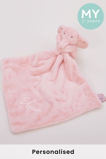 Personalised Pink Elephant Comforter by My 1st Years (P90900) | £22