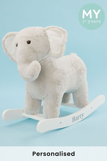 Personalised Grey Elephant Rocker Toy by My 1st Years (P90905) | £130