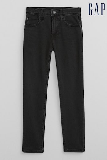 Gap Black Slim Taper Leg Washwell Jeans plica (5-14yrs) (P91075) | £30
