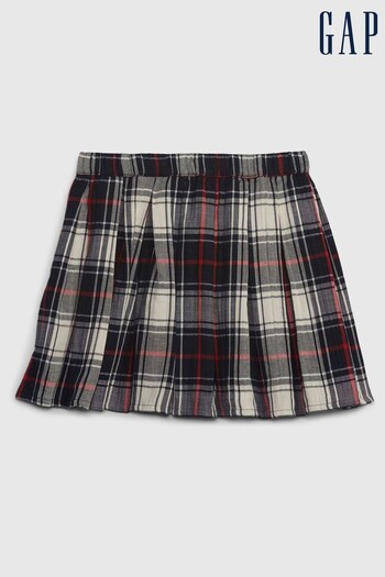 Gap Red Pleated Plaid Skirt (P91205) | £25