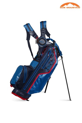 Sun Mountain Blue H2NO 14-Way Golf Stand Bag (P91271) | £320
