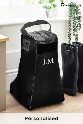 Personalised Initial Wellie Boot Bag by Loveabode (P91540) | £27