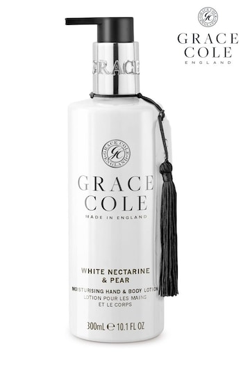Grace Cole men White Nectarine & Pear Hand & Body Lotion 300ml (P92055) | £12