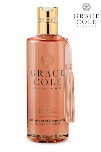 Grace Cole Ginger Lily & Mandarin Bath & Shower Gel 300ml (P92059) | £10