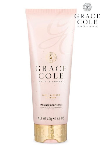 Grace Cole DUVET Vanilla Blush & Peony Body Scrub 238ml (P92060) | £10