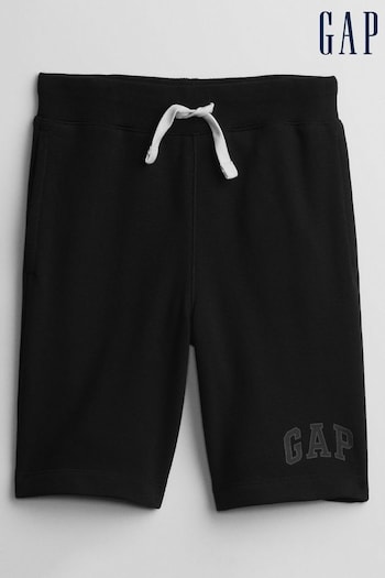 Gap Black Pull On Jogger Logo Shorts mia (P92440) | £15