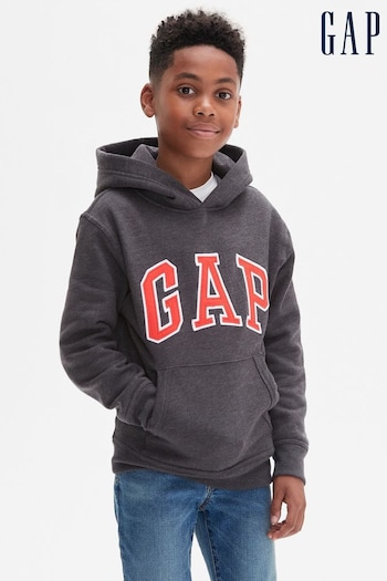 Gap Gray Kids Gap Logo Hoodie (P93246) | £20