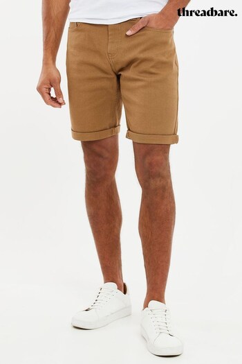 Threadbare Neutral Cotton Chino Shorts (P93283) | £20