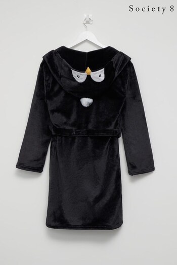 Society 8 Black Dressing Gown - Boys (P93409) | £25