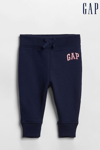 Gap Blue Logo Fleece Joggers (Newborn - 5yrs) (P93953) | £15