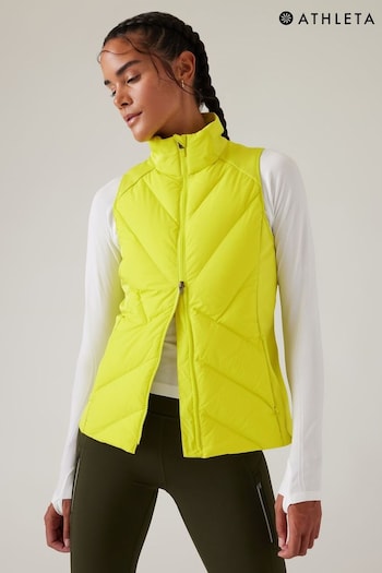 Athleta Yellow Inlet Gilet Sleeveless Jacket (P94310) | £125