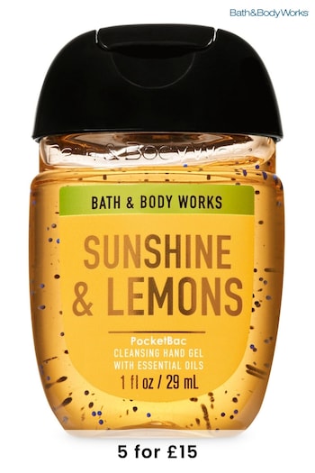 Bath & Body Works Sunshine  Lemons PocketBac Cleansing Hand Gel 29 mL (P94367) | £4
