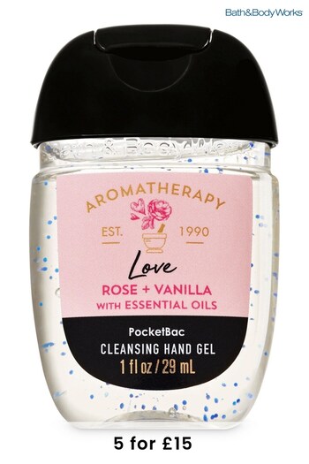 Bath & Body Works Rose Vanilla PocketBac Cleansing Hand Gel 29 ml (P94368) | £2