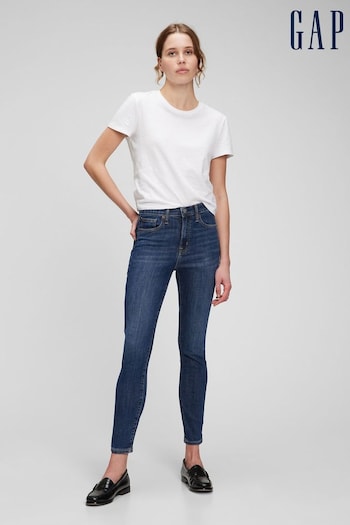 Gap Blue High Waisted Skinny Fit Jeans (P94442) | £45