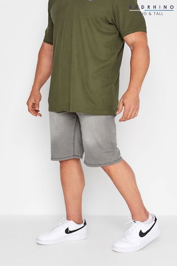 BadRhino Big & Tall Grey Denim Shorts (P95021) | £25