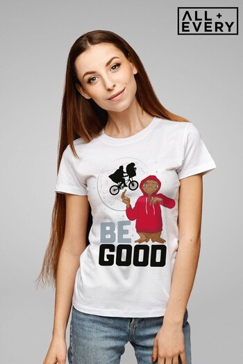 All + Every White E.T. Be Good Women's T-Shirt (P95456) | £23