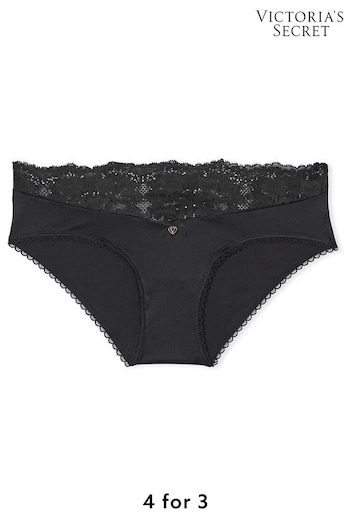 Victoria's Secret Black Lace Waist Hipster Knickers (P96004) | £14