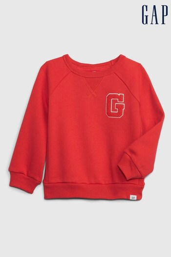 Gap Red Logo Fleece Sweatshirt (P96068) | £15