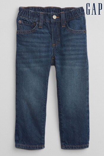 Gap Dark Wash Blue 90s Original Straight Washwell Jeans (12mths-5yrs) (P96076) | £25
