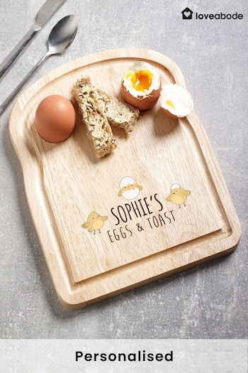Personalised Easter Chick Egg Board by Loveabode (P96150) | £15